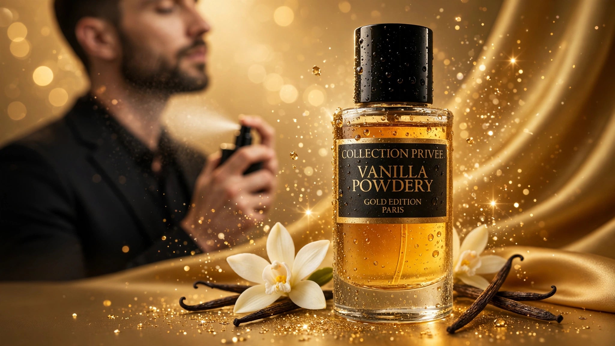 VANILLA POWDERY - Eau de Parfum 50ML | GOLD EDDITION | Collection Privé Paris 2026