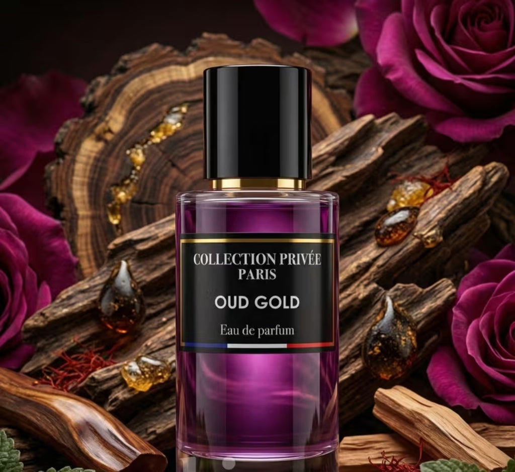Oud Gold - parfum de luxe boisé à l'oud, produit de beauté Élégance Parfum