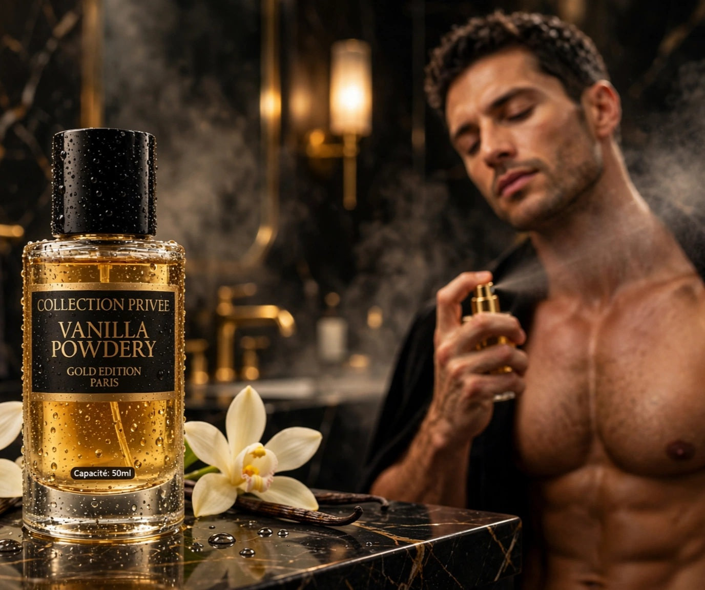 VANILLA POWDERY - Eau de Parfum 50ML | GOLD EDDITION | Collection Privé Paris 2026